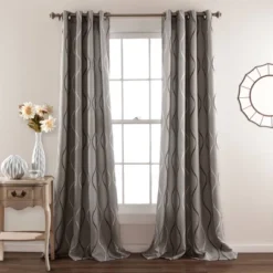 2pk 52"x84" Light Filtering Swirl Window Curtain Panels - Lush Décor 11 2pk 52"x84" Light Filtering Swirl Window Curtain Panels - Lush Décor -Beautiful House GUEST b7ea9c90 d22b 45ee 80e3 2eb0b1ffc006