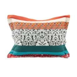 Lush Décor Boho Stripe Reversible Cotton Duvet Cover Set Turquoise/Tangerine -Beautiful House GUEST b98331f2 19e7 4ddf b6d6 ba363acadecb