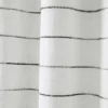 Lush Décor Ombre Stripe Yarn Dyed Cotton Blend Window Curtain Panels Gray/Multi 40x108 Set