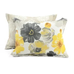 3pc Leah Cotton Duvet Cover Set Yellow/Gray - Lush Décor 14 3pc Leah Cotton Duvet Cover Set Yellow/Gray - Lush Décor -Beautiful House GUEST c1e8d166 2668 43bc 9362 c5b4c0d8607c