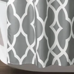 Connor Geo Shower Curtain Gray - Lush Décor -Beautiful House GUEST c4b28ab8 8f99 406e 8552 58cd03748615