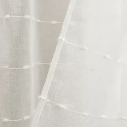 Lush Décor Farmhouse Textured Back Tab/Rod Pocket Sheer Window Curtain Panels White 38x84 Set -Beautiful House GUEST c5b4fdae b6df 4faa 982c 465533759bfc