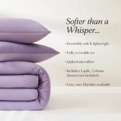 Lush Decor Full/Queen Oslo Bed Blankets Lavender 3pc Set -Beautiful House GUEST c8467a79 bee9 43bf ac82 32090eb5b217