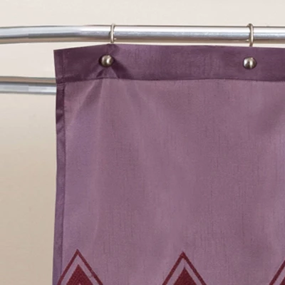 Myra Shower Curtain Purple - Lush Décor 1 Myra Shower Curtain Purple - Lush Décor