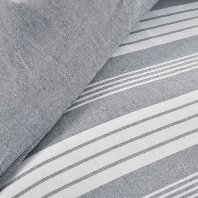 Farmhouse Yarn Dyed Stripe Comforter Set - Lush Décor 4 Farmhouse Yarn Dyed Stripe Comforter Set - Lush Décor - Image 4