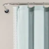 Rosalie Shower Curtain Blue - Lush Décor