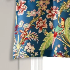 18"x52" Dolores Light Filtering Valance Navy Blue - Lush Décor: Floral Botanical Window Valance, Rod Pocket 8 18"x52" Dolores Light Filtering Valance Navy Blue - Lush Décor: Floral Botanical Window Valance, Rod Pocket -Beautiful House GUEST cda2d647 0bcd 4cf3 95c3 841d55f44ccd