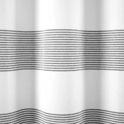 72"x72" Boho Tassel Striped Yarn Dyed Eco Friendly Recycled Cotton Shower Curtain - Lush Décor -Beautiful House GUEST d064ba32 3d2b 4894 890e f2f1f602fc4e