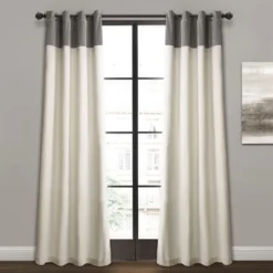 84" X 52" Milo Linen Window Curtain Panels Set - Lush Décor 8 84" X 52" Milo Linen Window Curtain Panels Set - Lush Décor -Beautiful House GUEST d15f474b 7169 4626 aee6 61744b0f2d04
