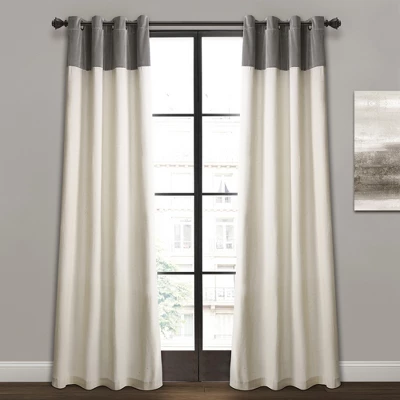 84" X 52" Milo Linen Window Curtain Panels Set - Lush Décor 4 84" X 52" Milo Linen Window Curtain Panels Set - Lush Décor - Image 4