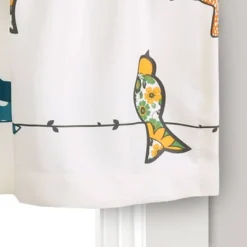 18"x52" Rowley Birds Light Filtering Valance - Lush Décor -Beautiful House GUEST d543abad 278d 4685 be8e 7a7c48b537fb