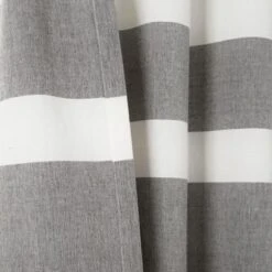 Lush Décor Cape Cod Stripe Yarn Dyed Cotton Blend Window Curtain Panels Gray 40X84 Set 10 Lush Décor Cape Cod Stripe Yarn Dyed Cotton Blend Window Curtain Panels Gray 40X84 Set -Beautiful House GUEST d90d19ad 33f8 4f74 b92a 4530ced03921