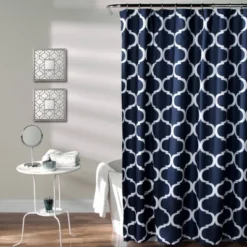Geo Shower Curtain - Lush Décor -Beautiful House GUEST d93a2b10 d96c 4e86 88ae 698ee33d99d7