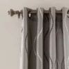 2pk 52"x84" Light Filtering Swirl Window Curtain Panels - Lush Décor