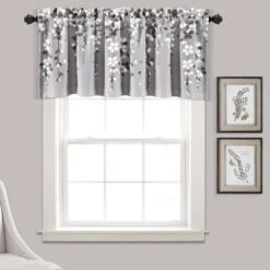 18"x52" Weeping Flower Valance - Lush Décor 22 18"x52" Weeping Flower Valance - Lush Décor -Beautiful House GUEST dbc19142 67e9 4190 89ea be4a22946a0a