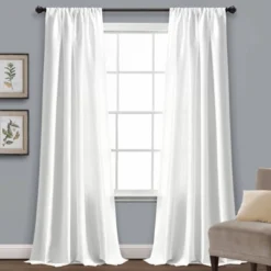 Venetian Window Curtain Panels White - Lush Décor -Beautiful House GUEST dc2b4223 bc78 468a 8080 ae49fc803a8b