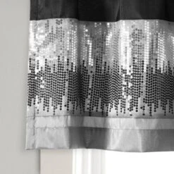 52"x18" Night Sky Sequins Embroidery Window Valance - Lush Décor 11 52"x18" Night Sky Sequins Embroidery Window Valance - Lush Décor -Beautiful House GUEST dd6c8e76 420a 49df a740 61d7c5098353