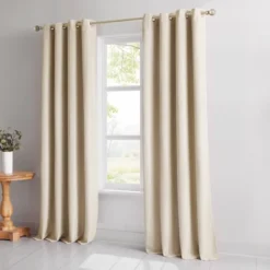 52"x84" Lush Decor Meena Slub 100% Blackout Window Curtain Panels Neutral Pair 10 52"x84" Lush Decor Meena Slub 100% Blackout Window Curtain Panels Neutral Pair -Beautiful House GUEST e143ca7b 4b67 4147 bdb8 93e9cd22d4ac