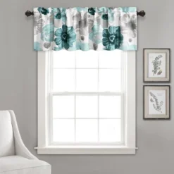 18"x52" Leah Room Darkening Single Window Valance - Lush Décor -Beautiful House GUEST e358ffb7 49ef 4629 9c61 96ba4b0daed6