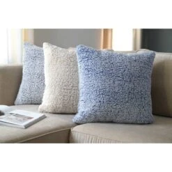 20"x20" Oversize Olivia Faux Shearling Square Throw Pillow - Lush Décor 8 20"x20" Oversize Olivia Faux Shearling Square Throw Pillow - Lush Décor -Beautiful House GUEST e4da0cae 8641 4976 a90a 98a4eaece30d