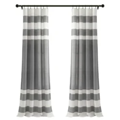 Lush Décor Cape Cod Stripe Yarn Dyed Cotton Blend Window Curtain Panels Gray 40X84 Set 13 Lush Décor Cape Cod Stripe Yarn Dyed Cotton Blend Window Curtain Panels Gray 40X84 Set -Beautiful House GUEST e4e9cee8 5766 44f2 b4cc 8e7145113d64