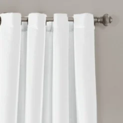 Set Of 2 Prima Light Filtering Window Curtain Panels - Lush Décor
