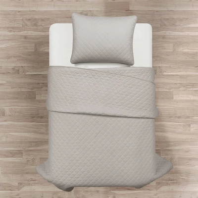 Lush Décor Ava Diamond Oversized Cotton Quilt Set 2 Lush Décor Ava Diamond Oversized Cotton Quilt Set - Image 2