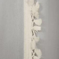 84"x40" Linen Tassel Window Curtain Panel - Lush Décor -Beautiful House GUEST e68547d3 812b 4da6 b2d5 6b39c1c31fee
