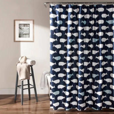 Whale Shower Curtain - Lush Décor 5 Whale Shower Curtain - Lush Décor - Image 5