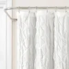 72"x72" Ravello Pintuck Single Shower Curtain - Lush Décor