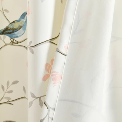 Lush Décor Botanical Bird And Flower Light Filtering Window Curtain Panels Multi 52x84 Set 8 Lush Décor Botanical Bird And Flower Light Filtering Window Curtain Panels Multi 52x84 Set - Image 8