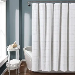 Striped Clip Jacquard Shower Curtain - Lush Décor 10 Striped Clip Jacquard Shower Curtain - Lush Décor -Beautiful House GUEST edc422e6 48a4 4a85 bc04 bf716601c44c