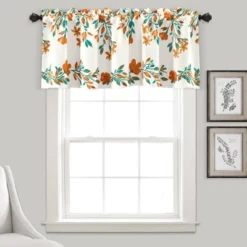 18"x52" Tanisha Light Filtering Window Valance - Lush Décor -Beautiful House GUEST edd14dc9 4dca 49a5 8415 b47c2e986ce0