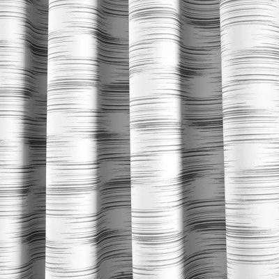 Lush Décor Blackout Jungle Adventure Geo Window Curtain Panel - Gray Single 2 Lush Décor Blackout Jungle Adventure Geo Window Curtain Panel - Gray Single - Image 2