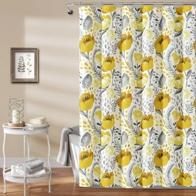 Poppy Garden Shower Curtain - Lush Décor 8 Poppy Garden Shower Curtain - Lush Décor - Image 8