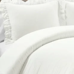 Lush Decor 3pc Ella Ruffle Comforter Bedding Set White 9 Lush Decor 3pc Ella Ruffle Comforter Bedding Set White -Beautiful House GUEST f00c6dec 8cf4 4ed5 8fc6 ab45b25be428