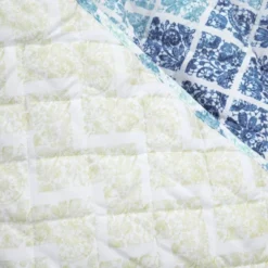 50"x60" Medallion Ombre Throw Blanket Blue/Navy Single - Lush Décor -Beautiful House GUEST f13bf9be e0bd 4cc1 9a1b b9a2f8796a0e