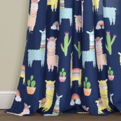 52"x84" Make A Wish Southwest Llama Cactus Window Curtain Panels Set - Lush Décor 8 52"x84" Make A Wish Southwest Llama Cactus Window Curtain Panels Set - Lush Décor -Beautiful House GUEST f29e67f3 a97e 459f 906a 04bb19b32070