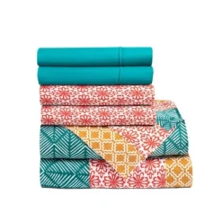 6pc Bohemian Stripe Patterned Sheet Set - Lush Décor -Beautiful House GUEST f3547ced bb94 404b 9279 aa285133301c