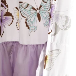 Kids' Flutter Butterfly Shower Curtain - Lush Décor -Beautiful House GUEST f4847b28 1c3f 4435 a606 6de931873611