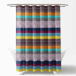 Boho Striped Shower Curtain - Lush Décor -Beautiful House GUEST f5dadb1c 291b 4d32 8076 dbe6a416dd41