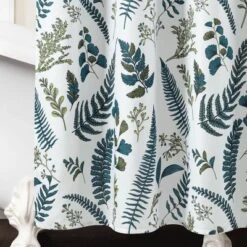 72"x72" Devonia Allover Single Shower Curtain White/Green - Lush Décor -Beautiful House GUEST f6002f79 3c46 41a6 808b 77368bb4e8ae