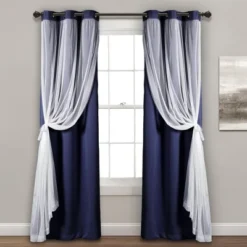 Lush Decor Sheer Grommet Insulated Blackout Window Curtain Panel Set 18 Lush Decor Sheer Grommet Insulated Blackout Window Curtain Panel Set -Beautiful House GUEST f75a052a 301d 4e98 acba 0a7e9713013d