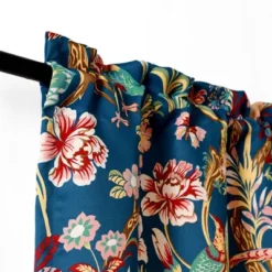 18"x52" Dolores Light Filtering Valance Navy Blue - Lush Décor: Floral Botanical Window Valance, Rod Pocket 10 18"x52" Dolores Light Filtering Valance Navy Blue - Lush Décor: Floral Botanical Window Valance, Rod Pocket -Beautiful House GUEST f855bb9c 4095 4107 9f16 af7edae4cc15