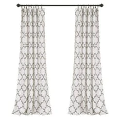 Set Of 2 Bellagio Light Filtering Window Curtain Panels - Lush Décor -Beautiful House GUEST fa0e4bb9 b1cf 4ed0 b971 be167bb3baba