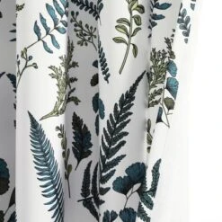 18"x52" Devonia Allover Light Filtering Valance White/Green - Lush Décor -Beautiful House GUEST fa49a131 6cdf 4ee7 a28a 6b4d4a059f02