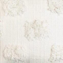 20"x20" Oversize Tina Dots Square Throw Pillow Off White - Lush Décor