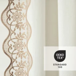 Lush Décor Scalloped Edge Lace Border Window Panel Off White/Neutral Single 52x84 14 Lush Décor Scalloped Edge Lace Border Window Panel Off White/Neutral Single 52x84 -Beautiful House GUEST fb2220cf 1333 4802 9b6a 936a141fd1b8