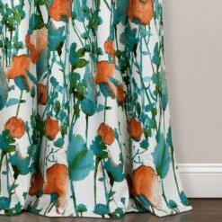 Set Of 2 Zuri Flora Light Filtering Window Curtain Panels - Lush Décor -Beautiful House GUEST fca64788 874f 4b29 966c a2150bade9cb